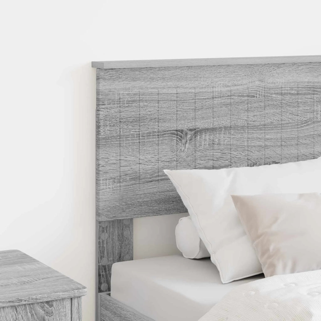 Testiera | Testata Grigio Sonoma Legno multistrato