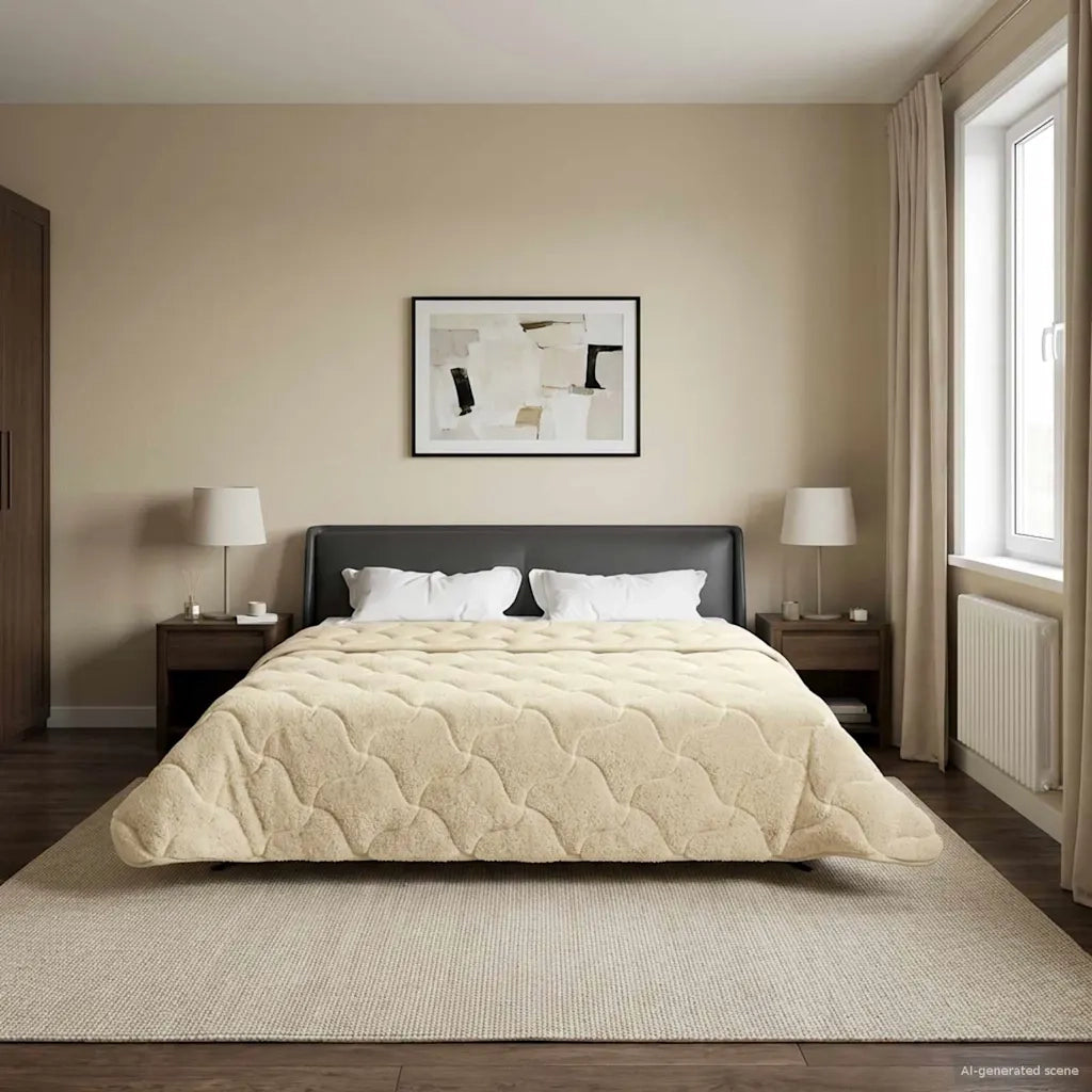 Piumone Completo Annuale Trapuntato Crema 220 x 260 cm