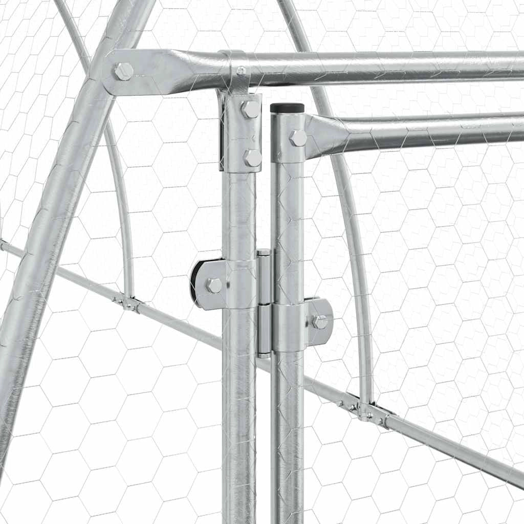 Gabbia per polli Silver 300 x 105 x 120 cm in acciaio zincato Silver 02_0041668