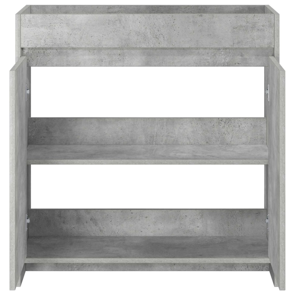 Mobiletto da Bagno Sotto Lavabo Grigio Cemento