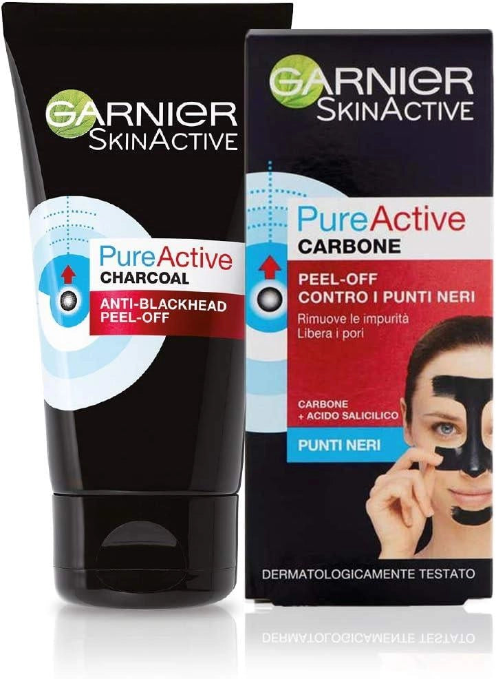 SET 3 GARNIER MASCHERA PEEL - OFF PUNTI NERI E ZONA T PER VISO 80 GR