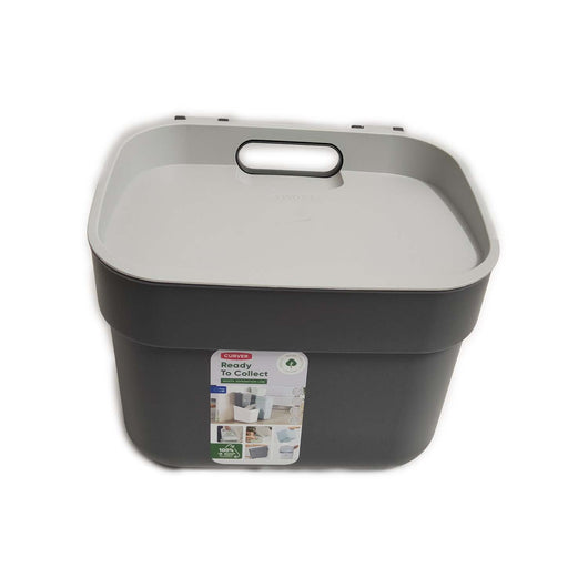 PATTUMIERA CURVER READY GRIGIO / ANTRACITE LT. 5 CON FERMA BUSTA