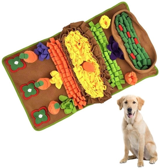 Matassa da Sniffare per Cani Interattiva - Forma Ripiegabile - Materiale Fleece Soffice - Adatta per Cani di Grande/Media/Piccola Taglia - Matassa da Sniffare