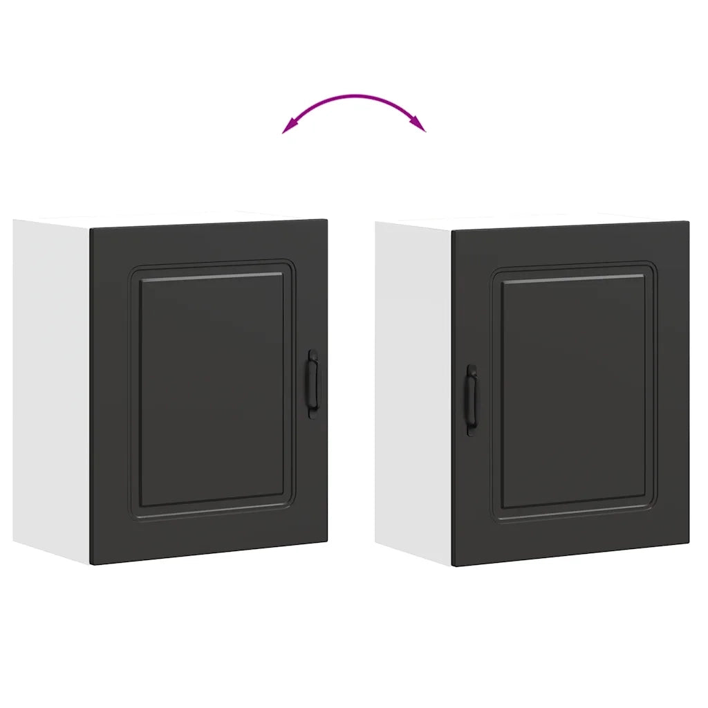 Pensile da cucina Kalmar in Legno Multistrato Nero 853559