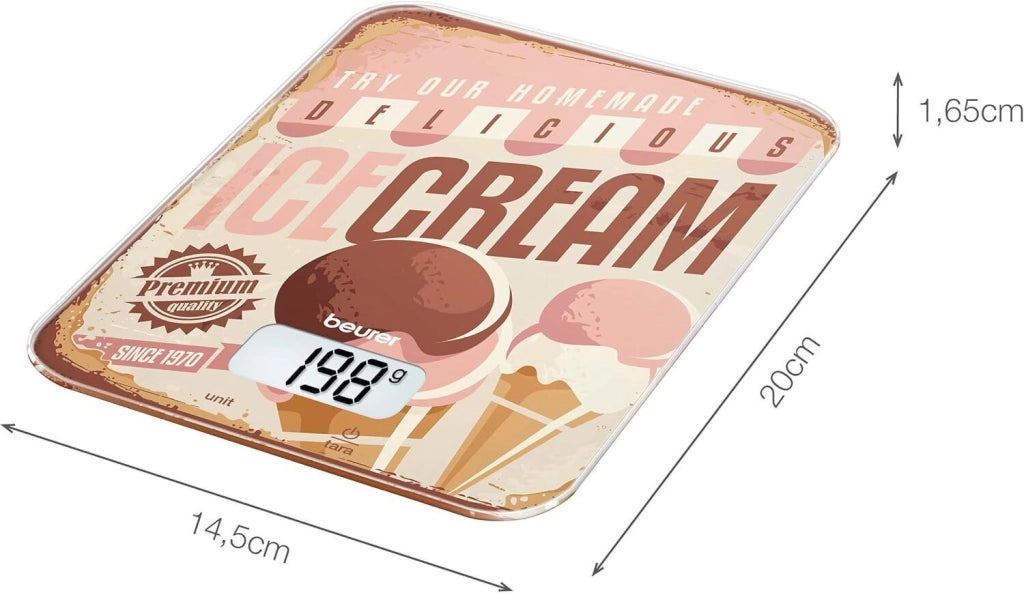 Beurer KS 19 Bilancia da Cucina, Icecream
