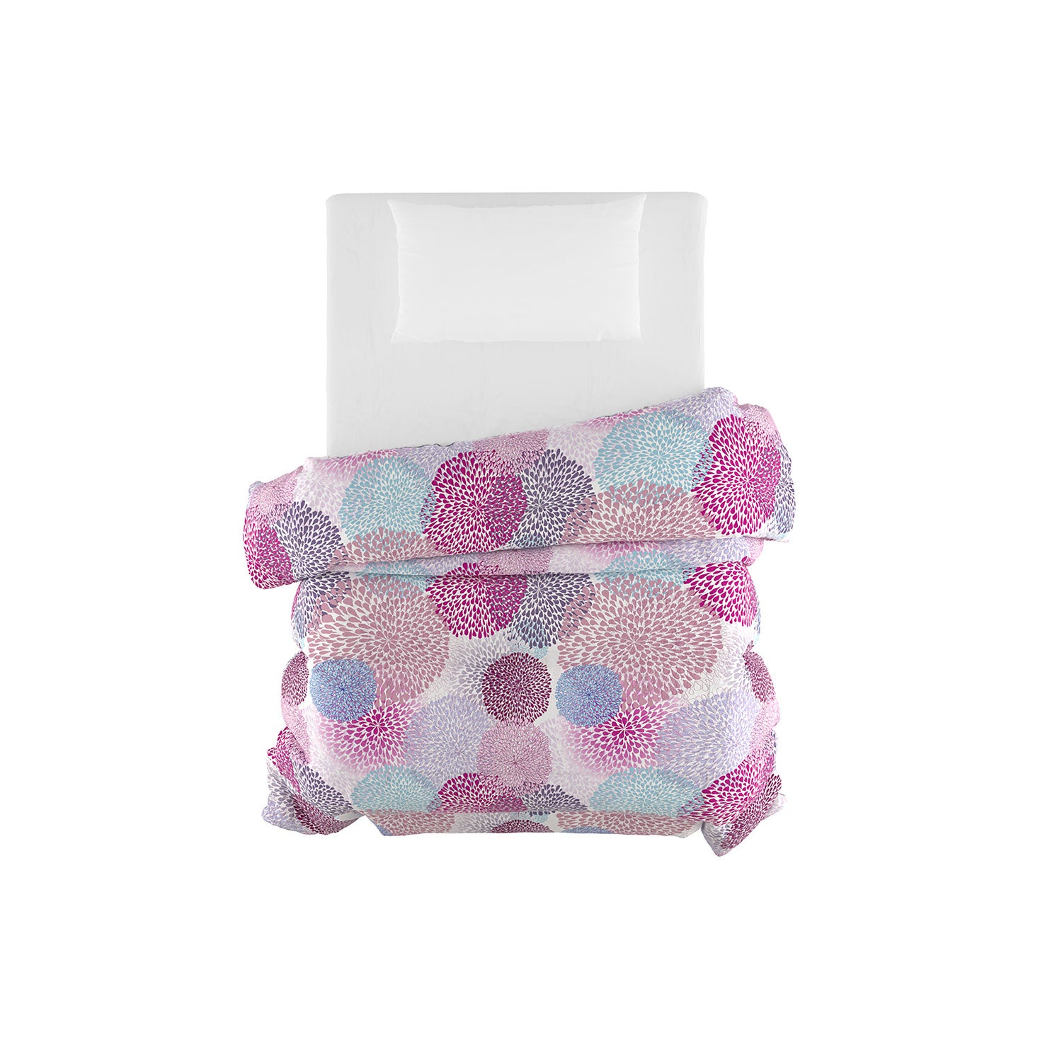 Trapunta Invernale Singola Stampata in Microfibra 200gr Double Face Soffioni