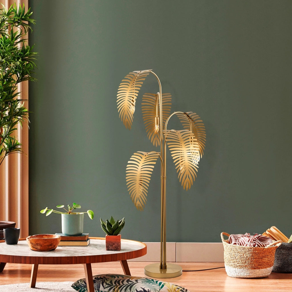 Tifernina, Lampada da Terra Attacco e 14 max 40 w, oro