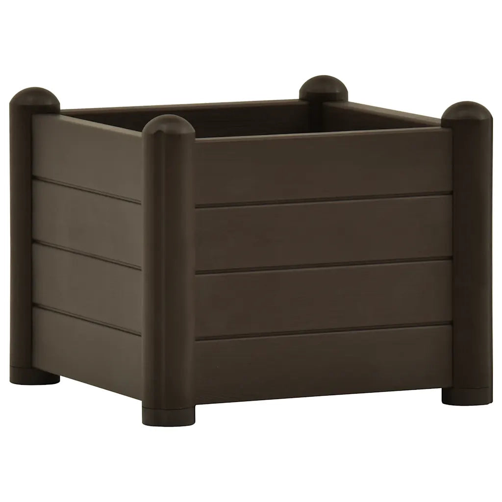 Fioriere | Cassetta per fiori | Letto Rialzato da Giardino in PP Moca 43x43x35 cm