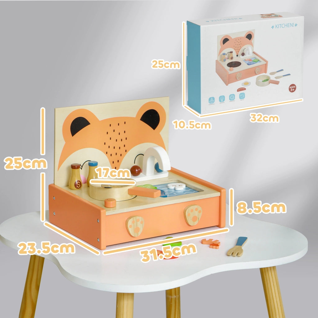 Cucina Giocattolo per Bambini ¨C zephmum ¨C Legno, Multicolore, 3-5 Anni