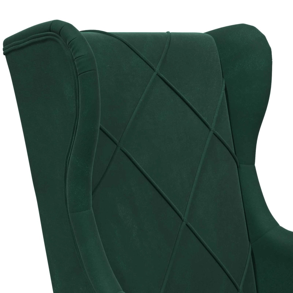 Poltrona | Sedia Relax Verde Scuro Velluto