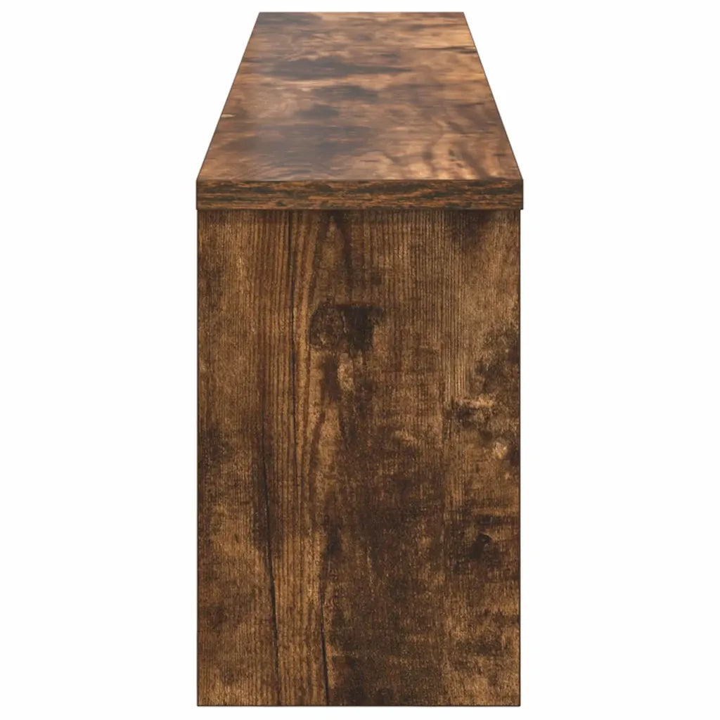 Appendiabiti a muro Rovere fumo 100 x 16 x 26 cm 874327