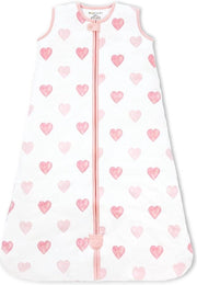 Zak da letto invernale 25 TOG per bambino con 2 vie di chiusura biologico cotone imbottito transizione coperta portatile per bambino 6-12 mesi