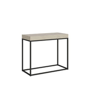 Consolle Allungabile 90-300x40x77 cm Nordica Cashmere Telaio Antracite