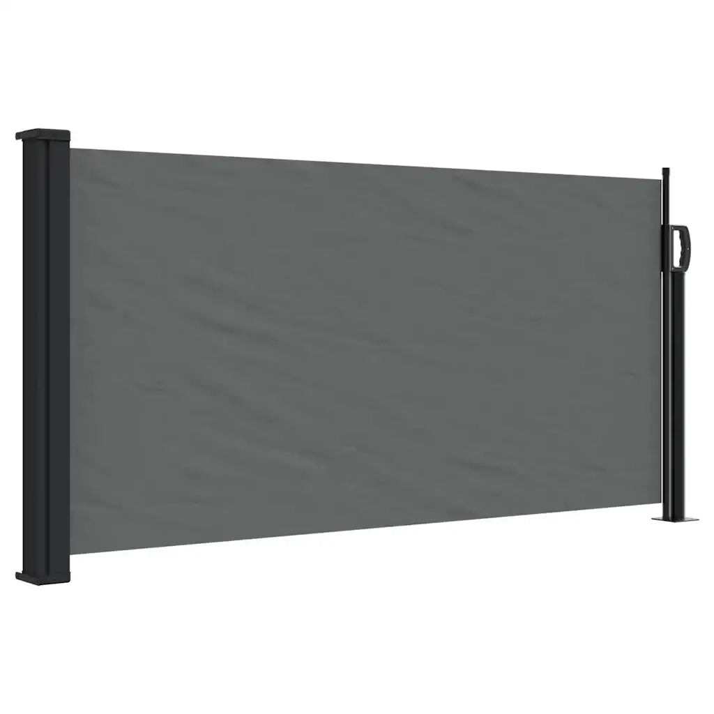 Tenda da Sole Laterale Retrattile-Tenda parasole per balcone antracite 100x500 cm