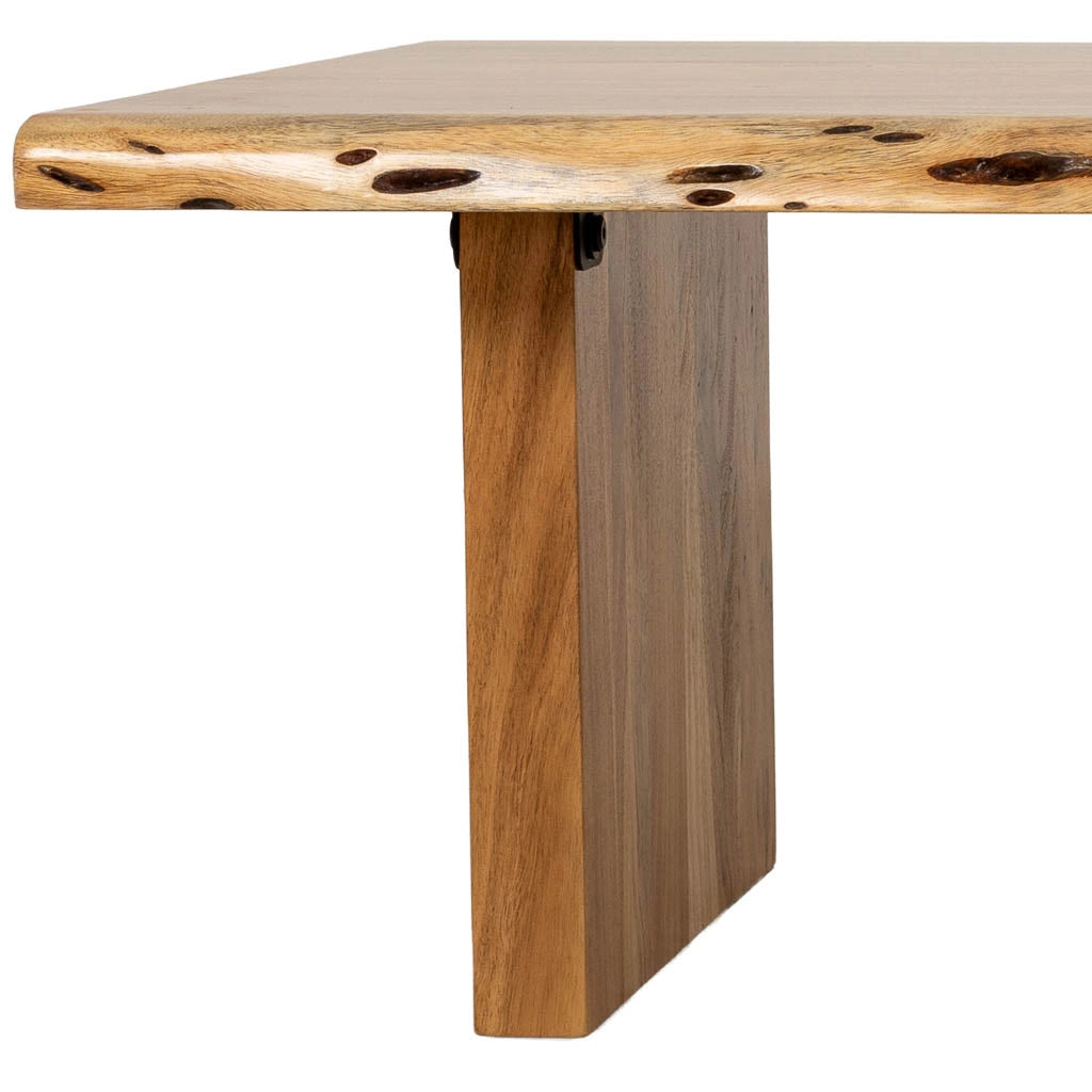 Tavolino da caffè in legno marrone 150x70x40h cm