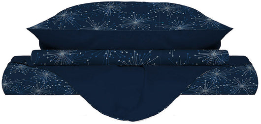 Copripiumino Singolo con Federe Stampato Fireworks