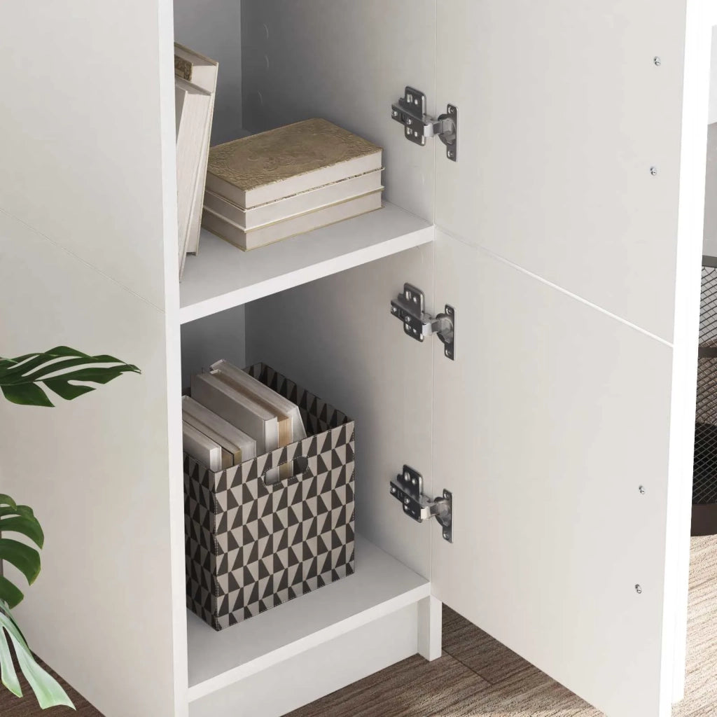 Haut Armoire Blanc 31.5 x 32 x 122.5 cm