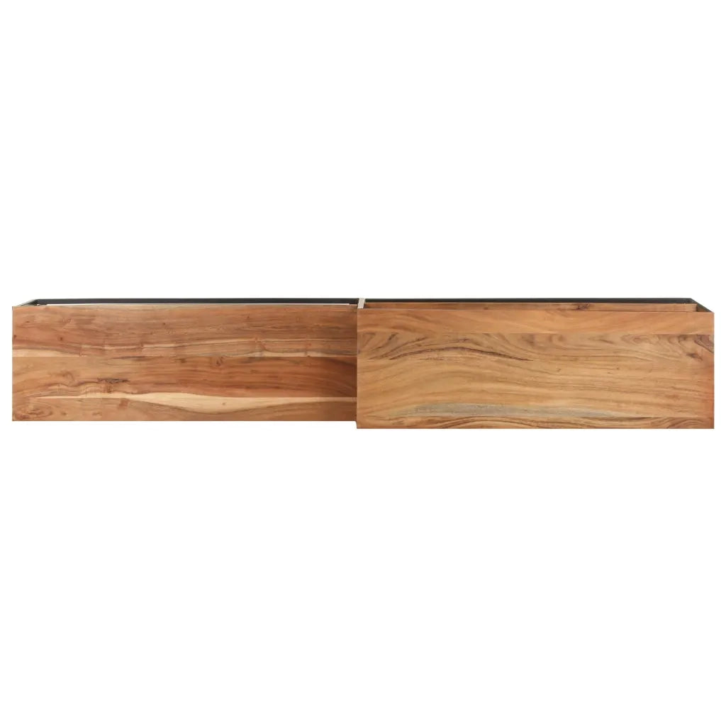 Mobile TV | Armadietto TV | Mobile Porta TV 180x30x50 cm in Legno Massello di Acacia