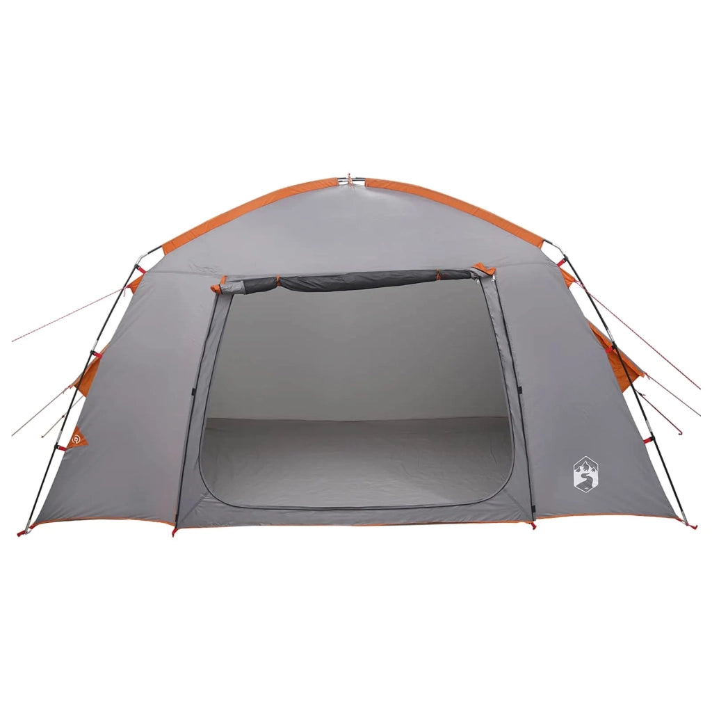Tenda Capanna Grigio e arancione 300 x 210 x 156 cm Poliestere 42028512