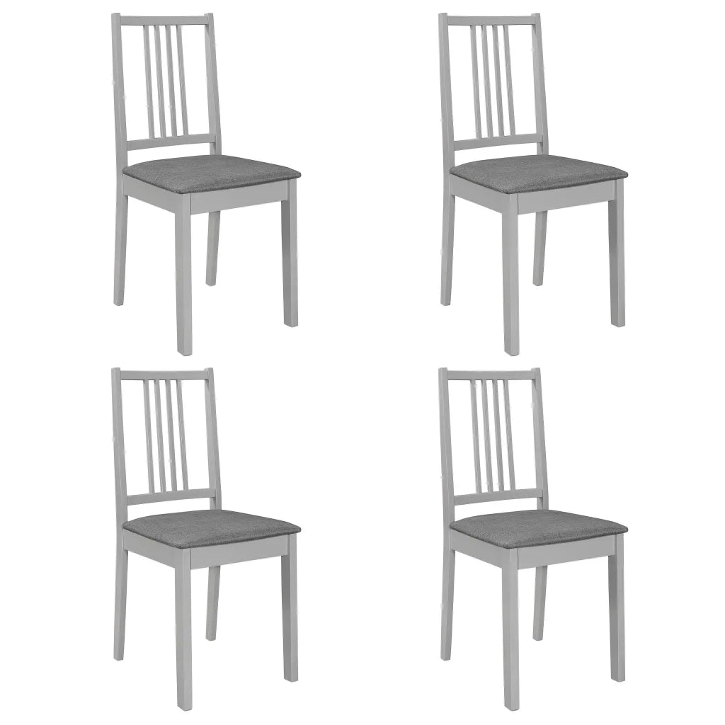 Set per Sala da Pranzo 5 pz in MDF Grigio 276398