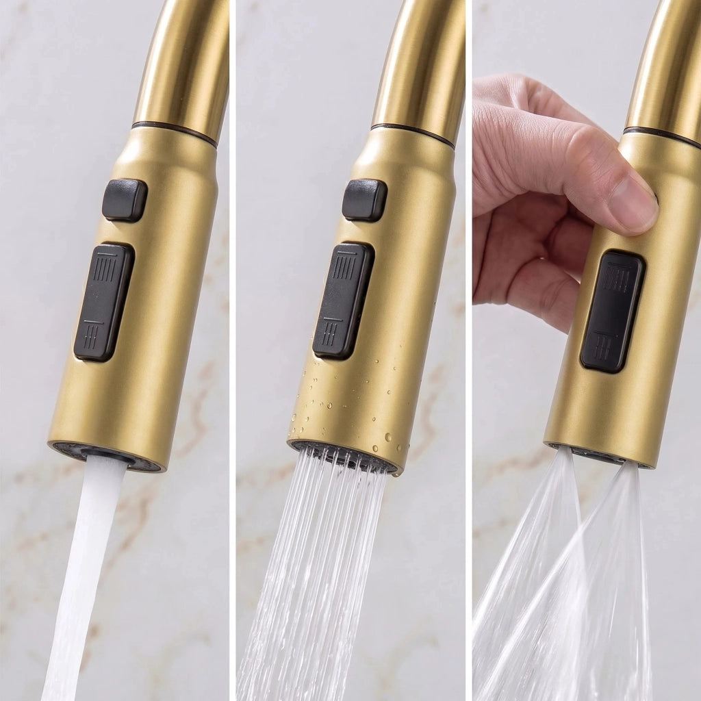Lavello Multifunzionale In Acciaio 10 In 1 Rea Alonzo Brush Gold
