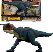 Jurassic World - Carnotauro Charge `N Chomp, dinosauro con ruggiti che corre e morde, azione speciale carica e divora at
