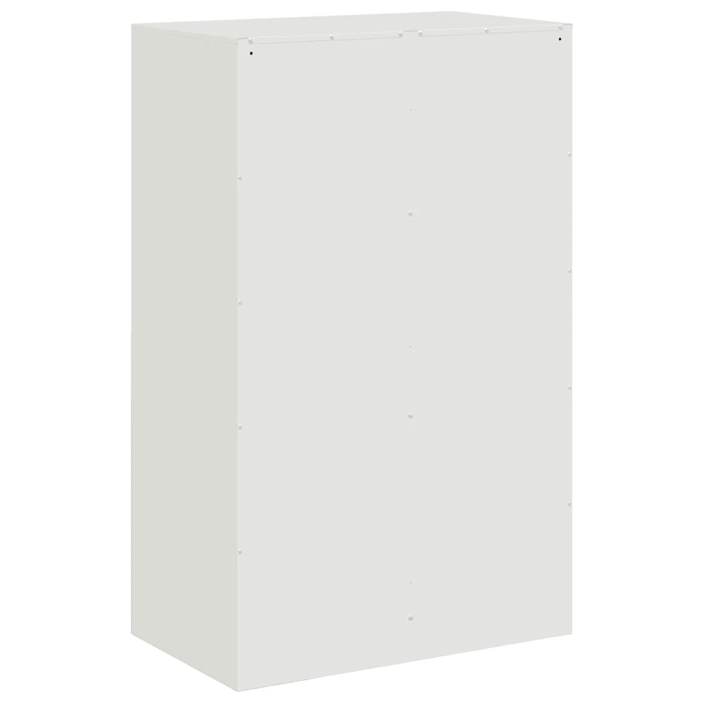 Credenza Bianca 67x39x107 cm in Acciaio