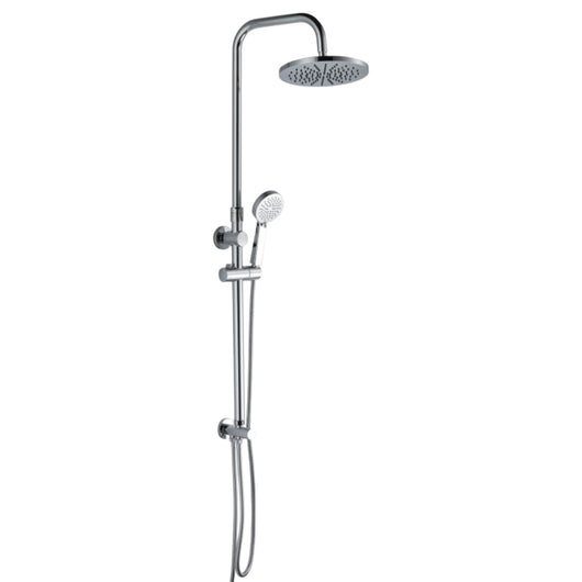 Colonna doccia in acciaio cromata completa