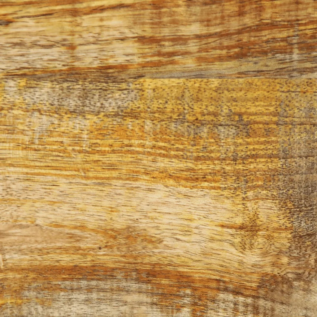 Comodino-Tavolino da notte 50x27x50 cm in Legno Grezzo Massello di Mango 650230