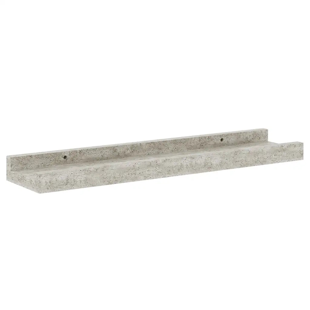 Mensole da Parete 2 pz Grigio Cemento 40x9x3 cm cod mxl 78221