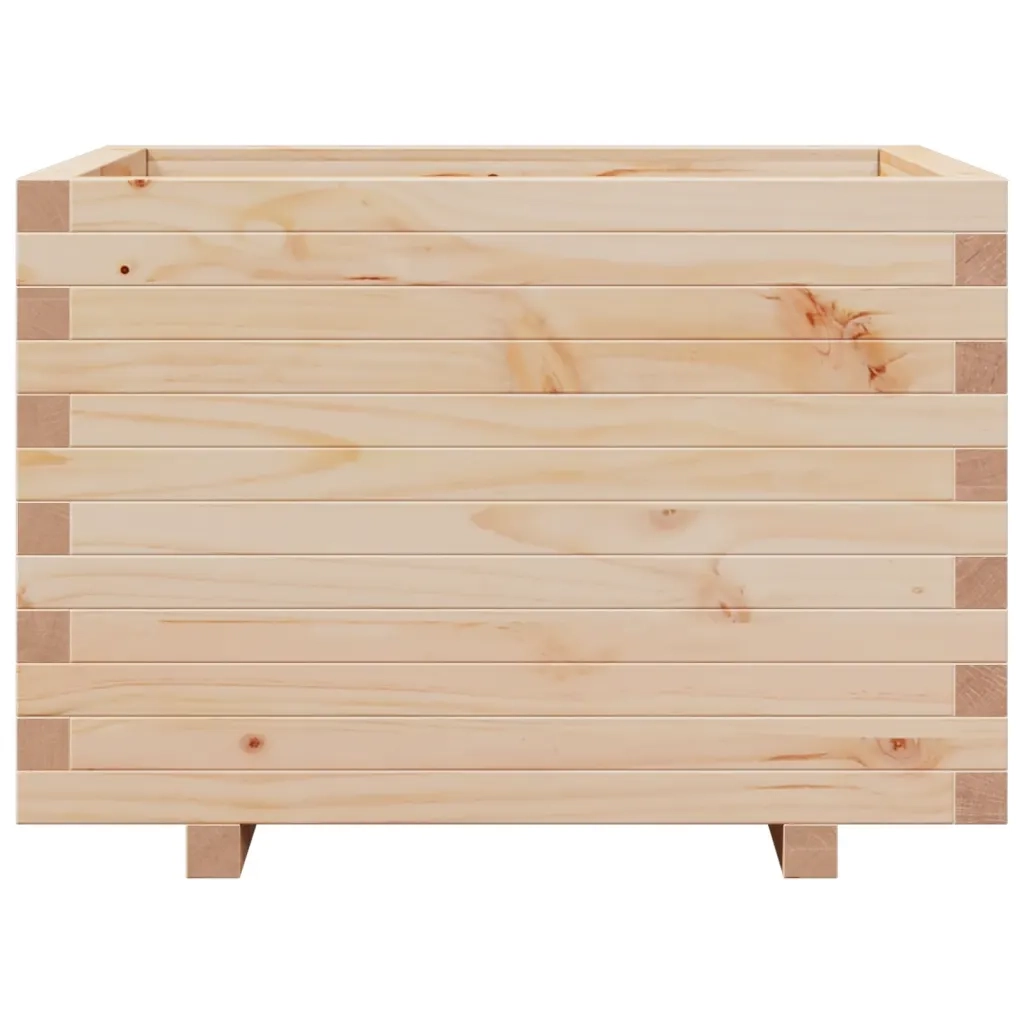 Fioriera da Giardino 70x70x49,5 cm in Legno Massello di Pino 847363