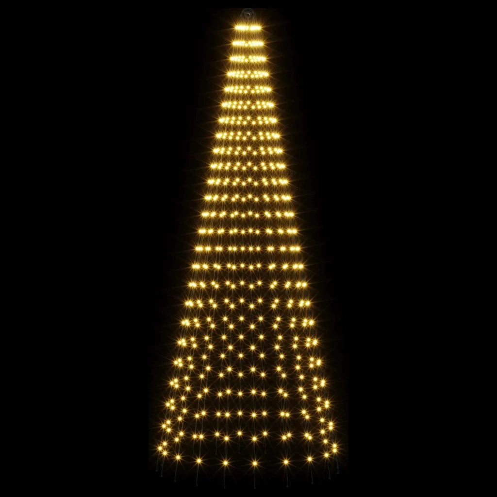 Luci per albero di Natale con picchetti e asta per bandiera 3468899