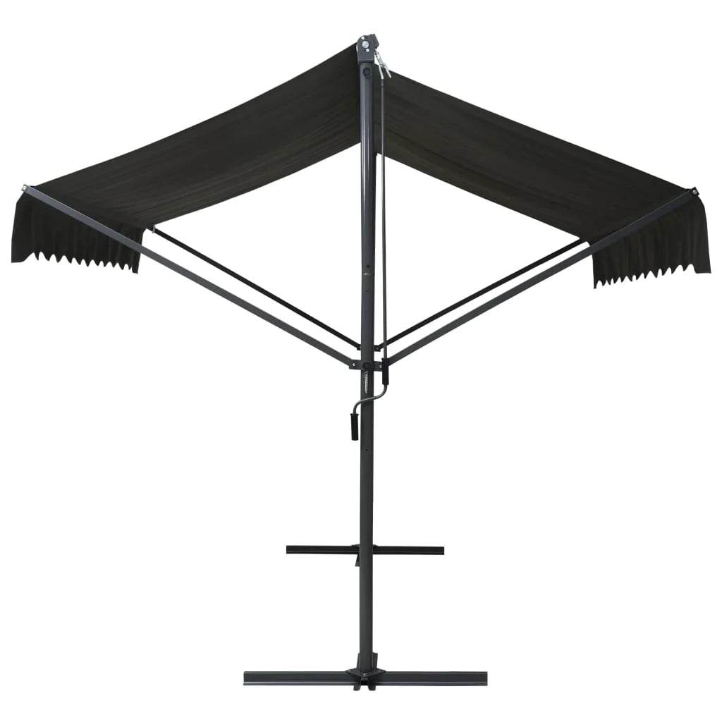 Tenda impermeabile su cavalletto 300 x 300 cm antracite 02_0007476