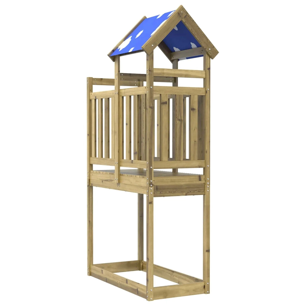 Torre da Gioco Marrone Legno Impregnato Solido 3417177