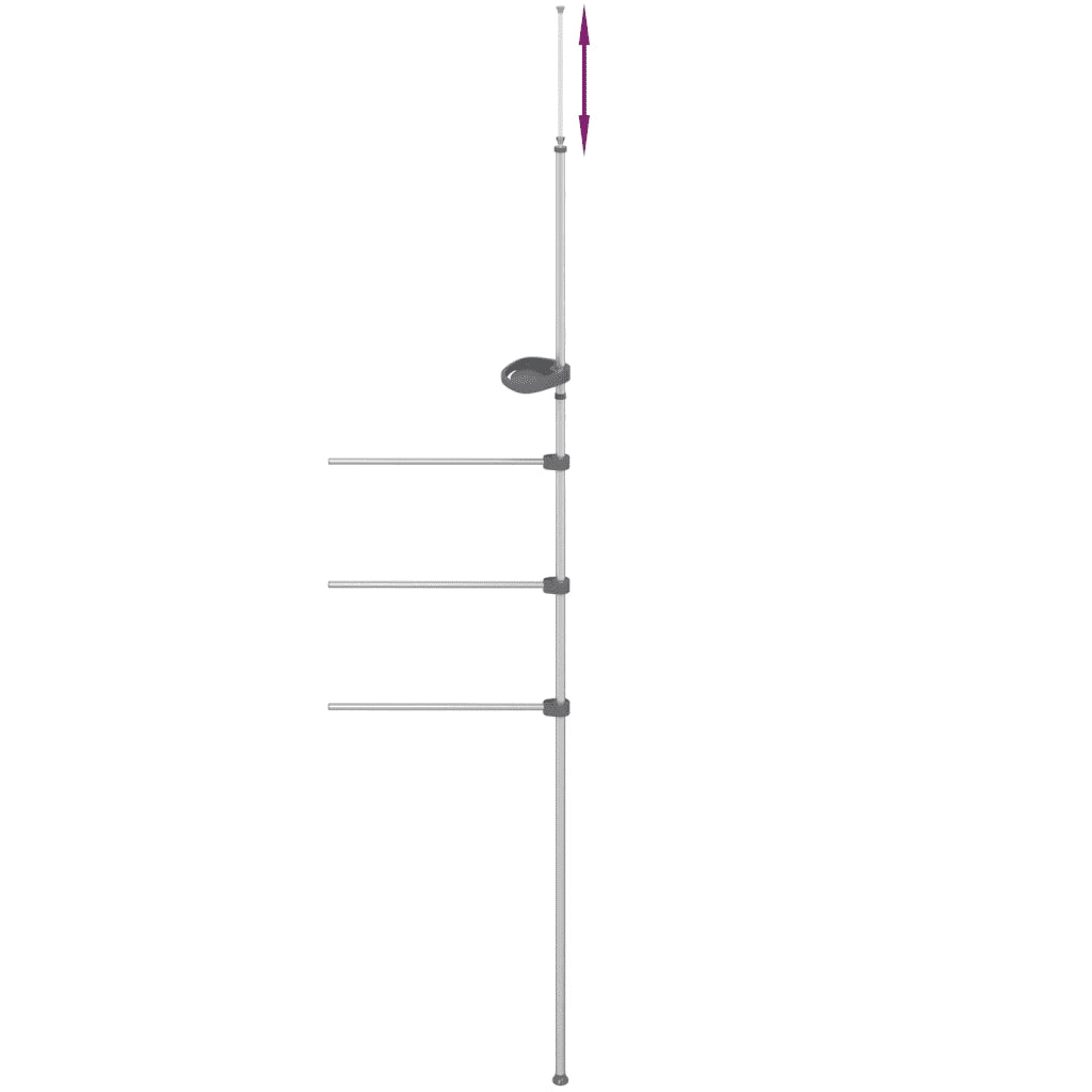 Portasciugamani 47x280 cm in Alluminio CFW8112202