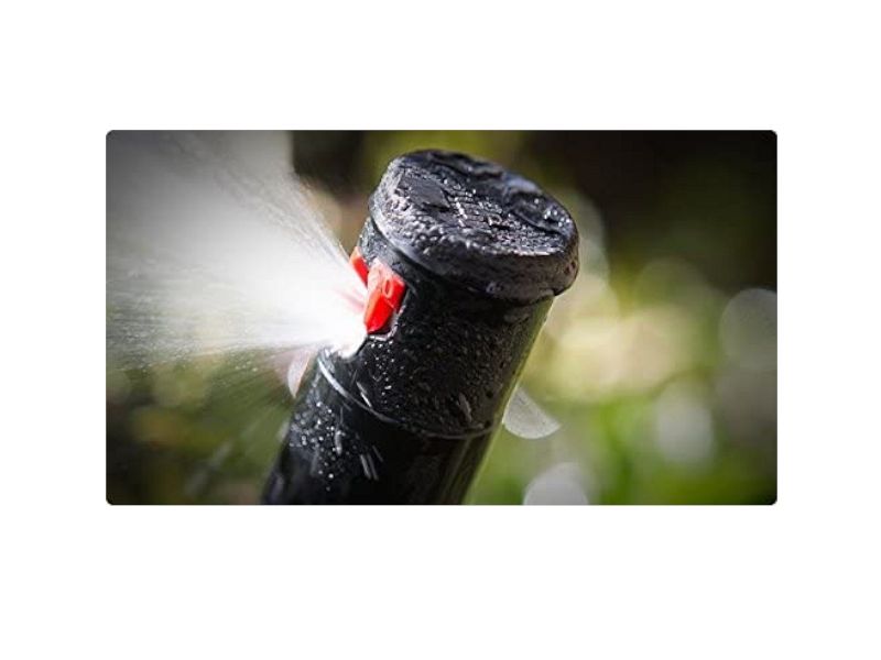 Turbina per irrigazione modello PGJ-04, arco di irrigazione da 40 a 360 gradi, 8 ugelli intercambiabili