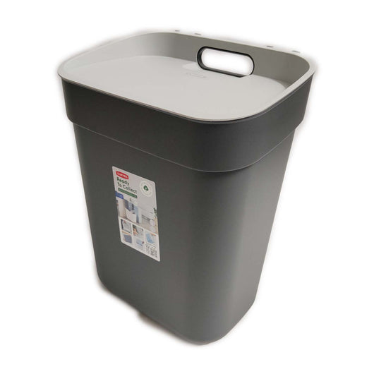 PATTUMIERA CURVER READY GRIGIO / ANTRACITE LT. 10 CON FERMA BUSTA