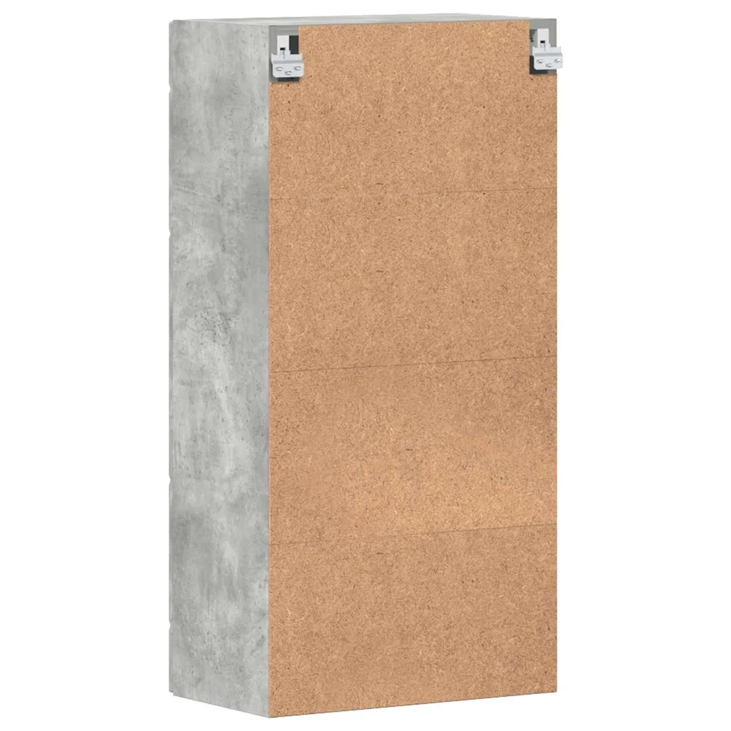 Armadio in Legno Grigio cemento 50 x 29 x 100 cm 880224