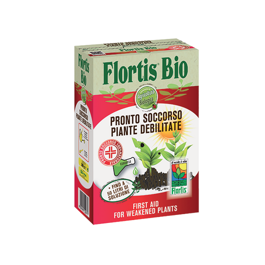 FLORTIS Concime PRONTO SOCCORSO Piante Debilitate Universale 300 Gr con Zeolite