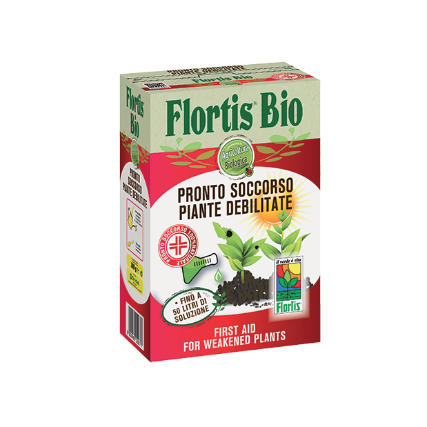 FLORTIS Concime PRONTO SOCCORSO Piante Debilitate Universale 300 Gr con Zeolite