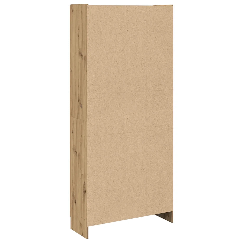 Credenza Alta Rovere Artigianale 82,5x30,5x185 cm in Truciolato 3318721