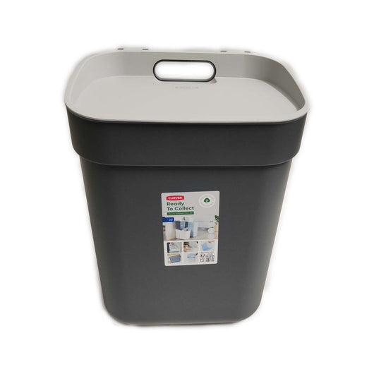 PATTUMIERA CURVER READY GRIGIO / ANTRACITE LT. 10 CON FERMA BUSTA