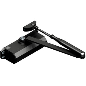 chiudiporta dom compact 1000 nero con arresto cod:ferx.5547