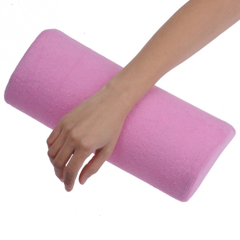 Trade Shop - Cuscino Semi Cilindrico Morbido Poggia Mano Unghie Manicure Estetica Massaggio -