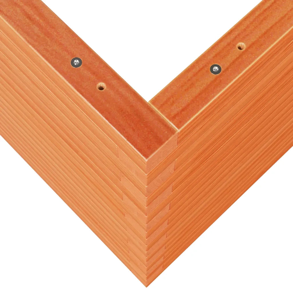 Fioriera Giardino Marrone Cera 110x60x68,5 Legno Massello Pino 3282506