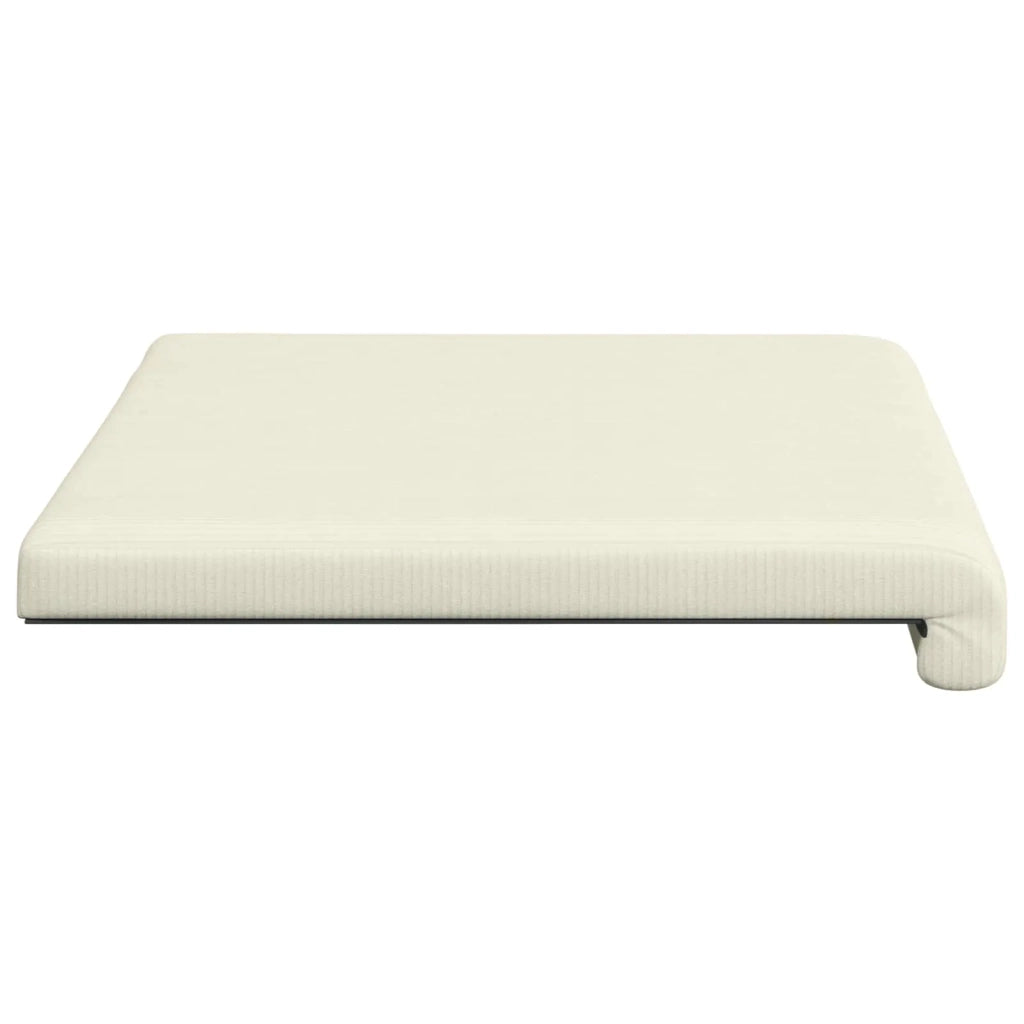 Cuscino per panchina corduroy Crema Profondità 35 cm 42043214