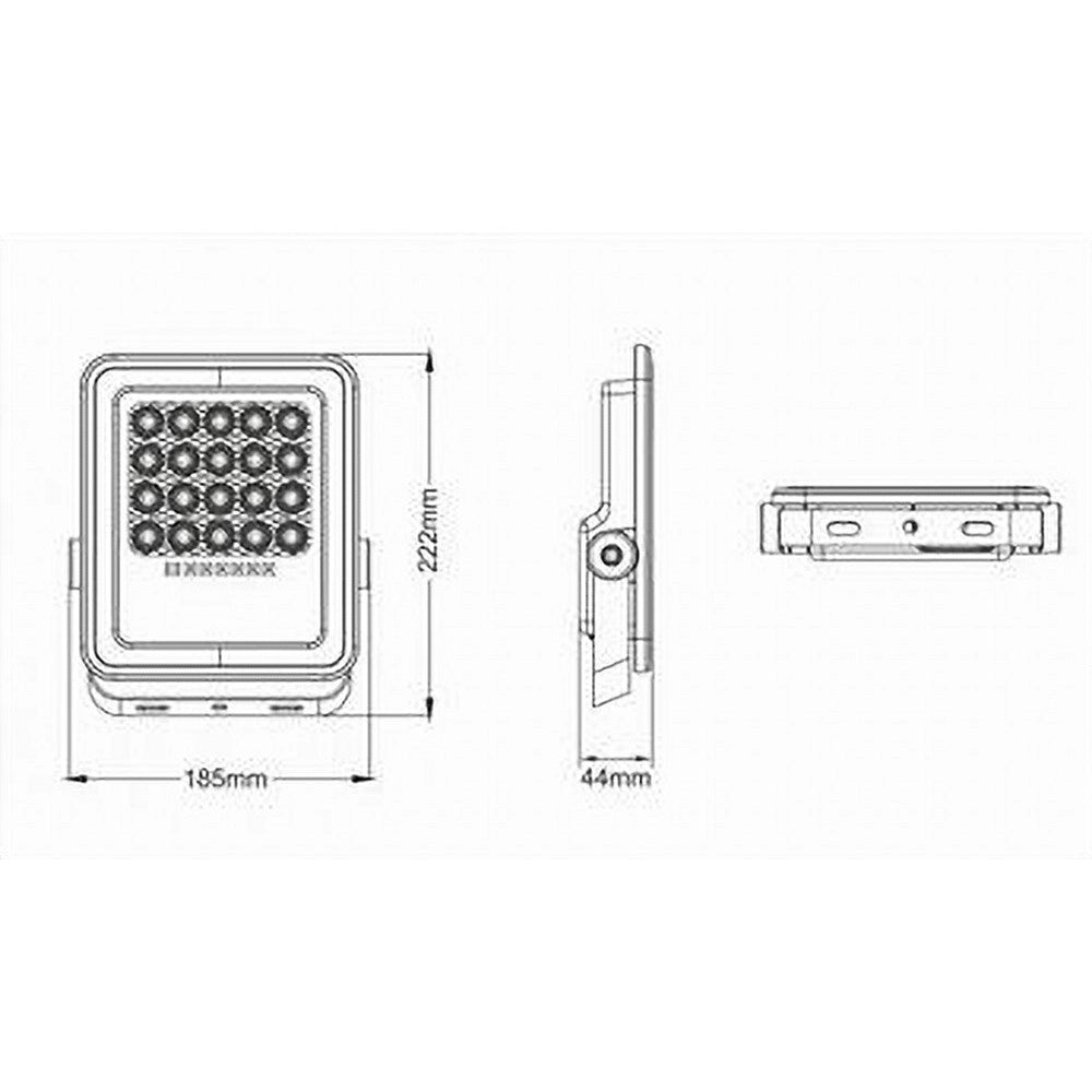 Trade Shop - Faro A Led 50 Watt Con Pannello Solare Luce Naturale 4000k Telecomando Tk09-50w -