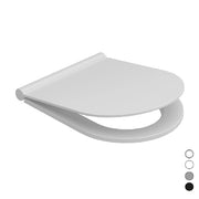 SEDILE WC IN TERMOINDURENTE SOFT CLOSING MAYKA Bianco Opaco coprivaso copriwater