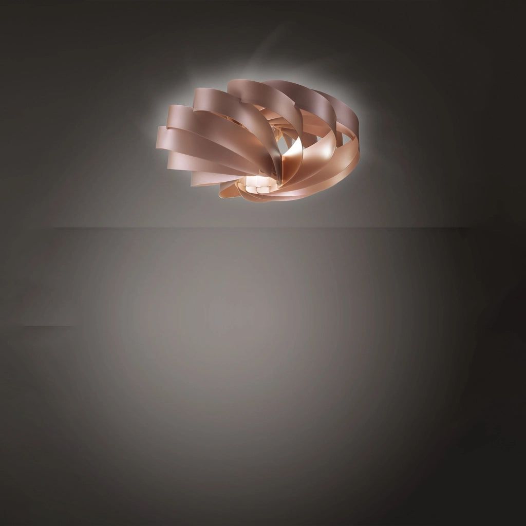 Plafoniera Moderna Flat Polilux ® Rame 1 Luce E27 D50Cm