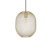 Lampadario A Sospensione Contemporaneo Net Metallo Oro 1 Luce E27 42W Ip20